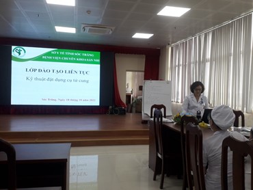 Tập huấn “Kỹ thuật đặt dụng cụ tử cung”