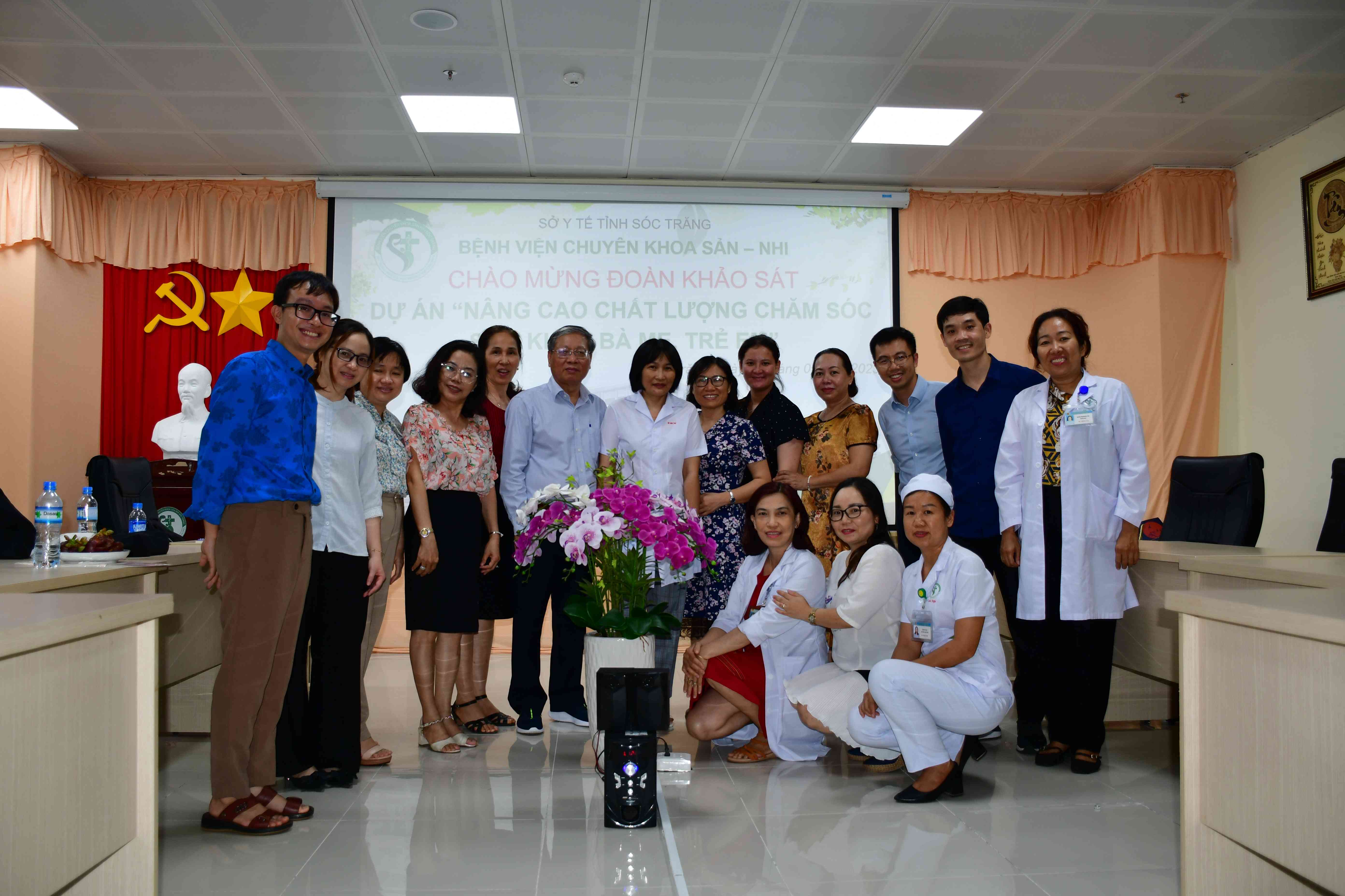 VỤ SỨC KHOẺ BÀ MẸ - TRẺ EM LÀM VIỆC TẠI BỆNH VIỆN CHUYÊN KHOA SẢN NHI