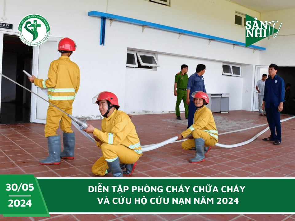 SẢN NHI TV: DIỄN TẬP PHÒNG CHÁY CHỮA CHÁY VÀ CỨU HỘ CỨU NẠN NĂM 2024