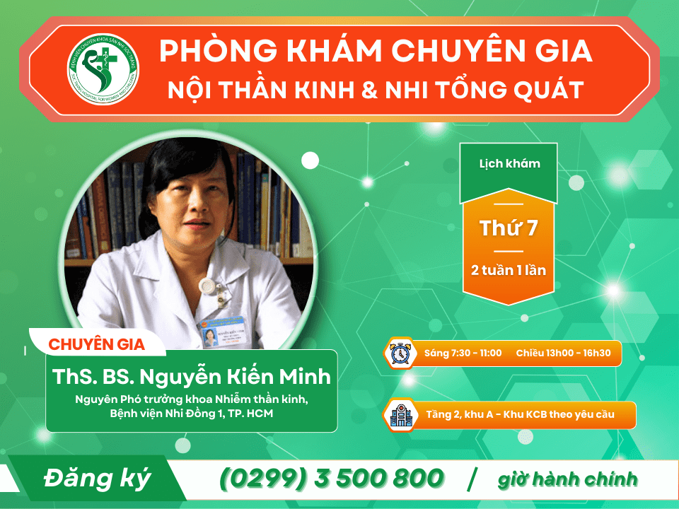 TRIỂN KHAI "PHÒNG KHÁM CHUYÊN GIA - NỘI THẦN KINH & NHI TỔNG QUÁT" TỪ THÁNG 07/2024