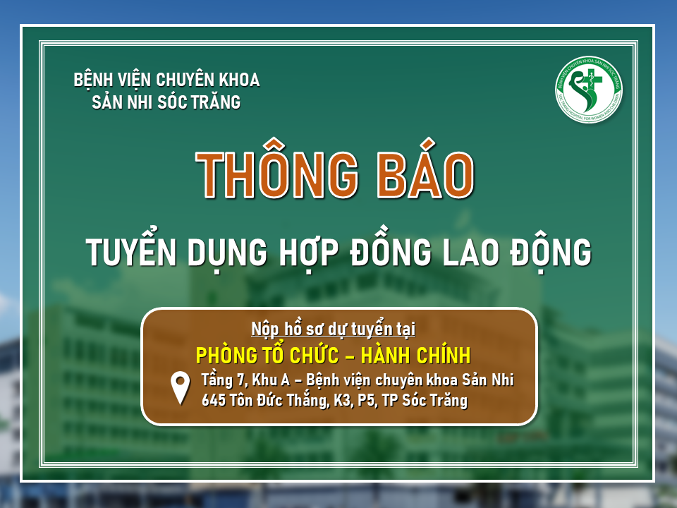 TUYỂN DỤNG HỢP ĐỒNG LAO ĐỘNG QUÝ III - 2024