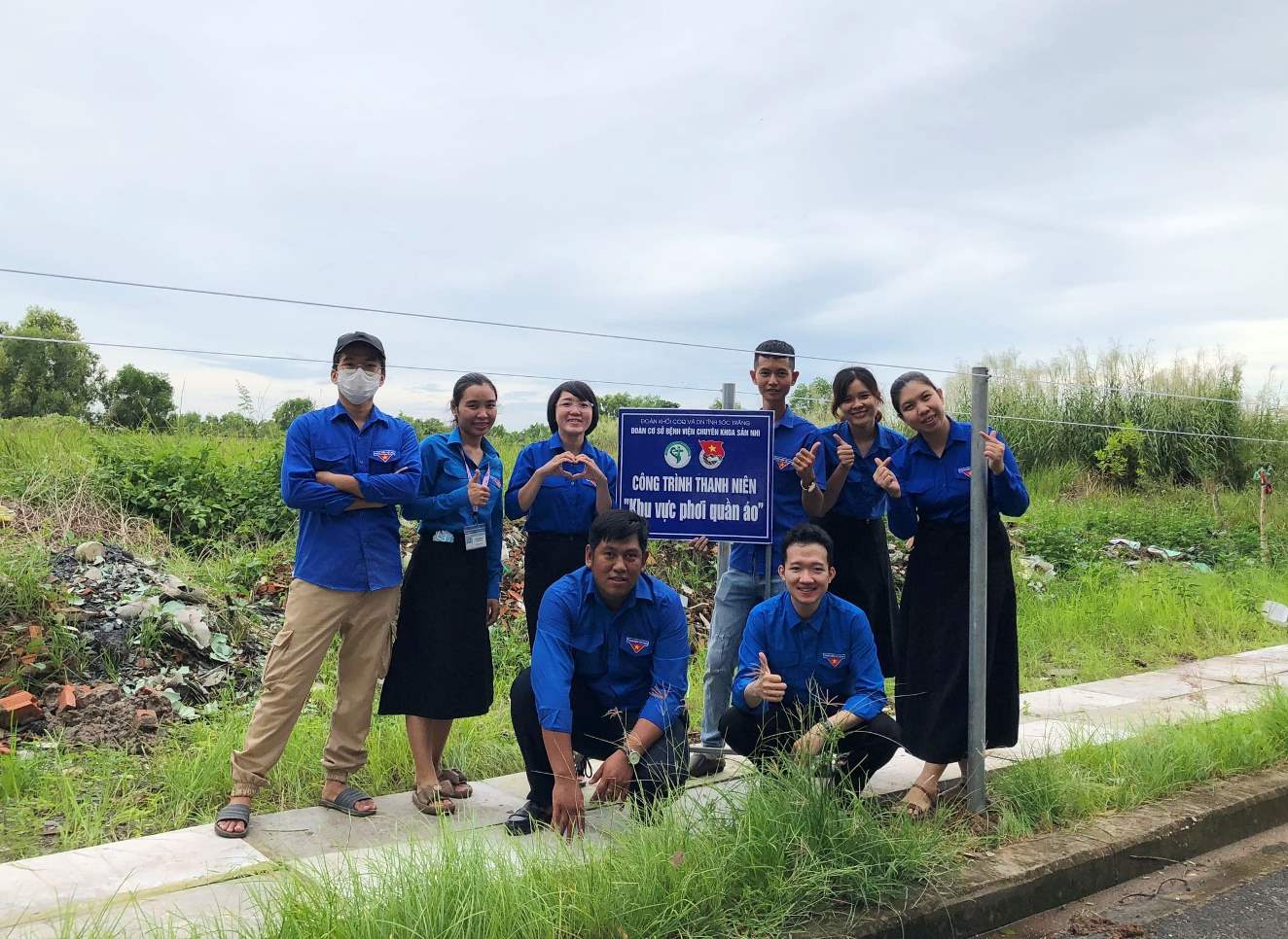 CÔNG TRÌNH THANH NIÊN "KHU VỰC PHƠI QUẦN ÁO CHO BỆNH NHÂN & THÂN NHÂN NGƯỜI BỆNH"