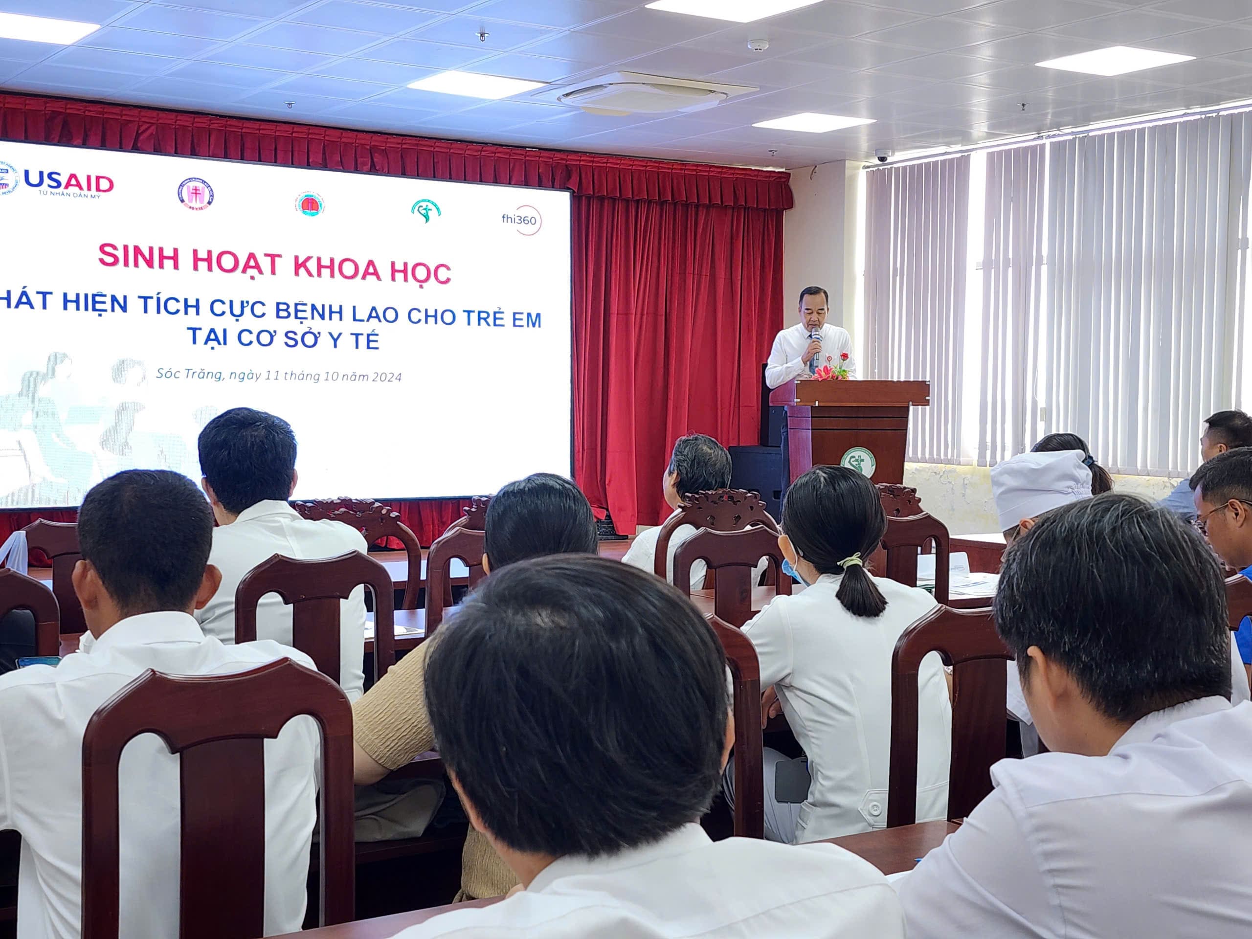 SINH HOẠT KHOA HỌC CHUYÊN ĐỀ "PHÁT HIỆN TÍCH CỰC BỆNH LAO CHO TRẺ EM TẠI CƠ SỞ Y TẾ”