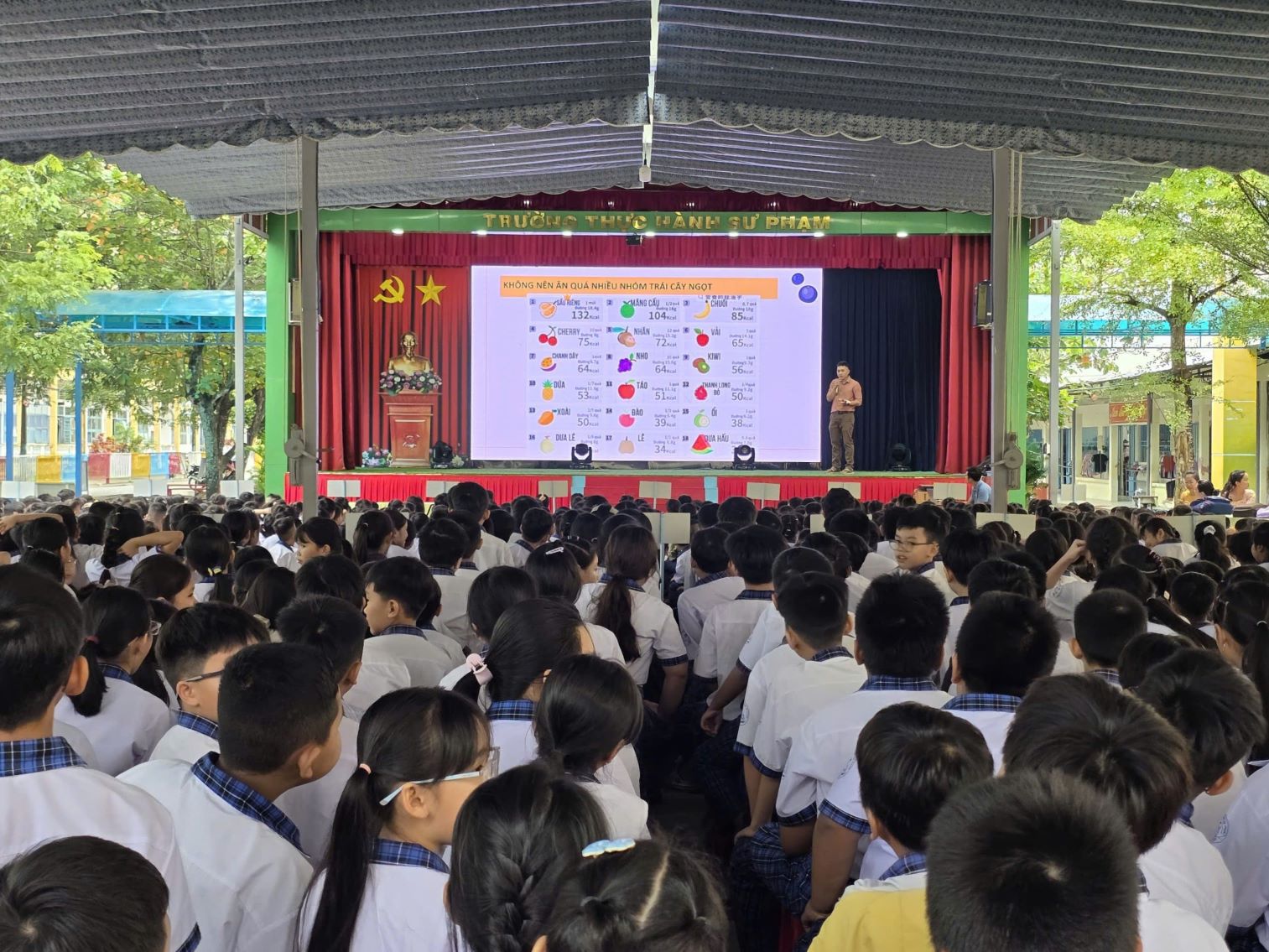 PHỐI HỢP TRƯỜNG THỰC HÀNH SƯ PHẠM HƯỚNG DẪN “DINH DƯỠNG HỢP LÝ CHO HỌC SINH TIỂU HỌC”