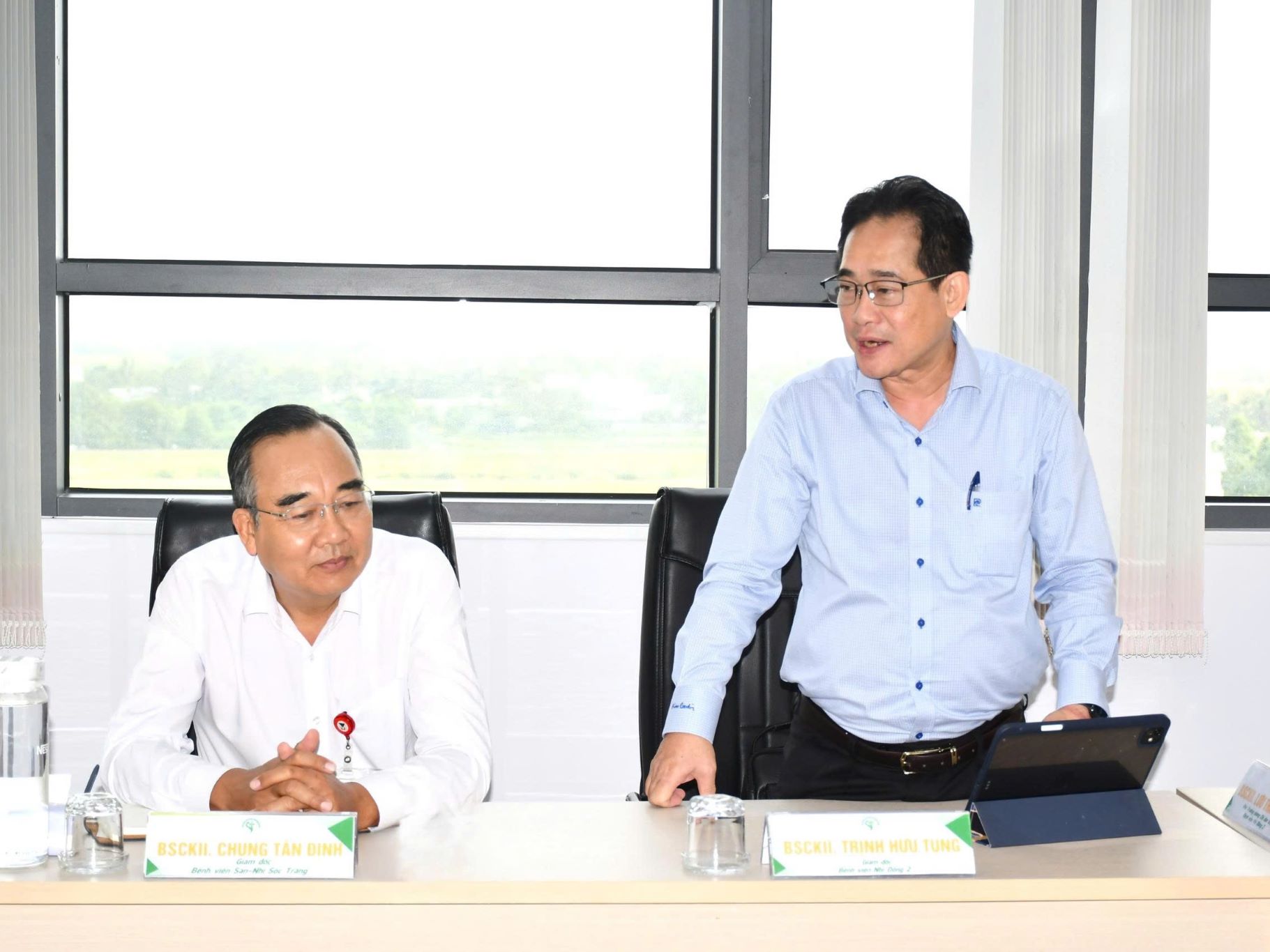 TIẾP ĐOÀN CÔNG TÁC BỆNH VIỆN NHI ĐỒNG 2 - TP.HCM